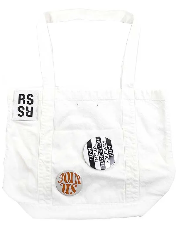 RAF SIMONS ラフシモンズ 21SS バッチ付きRSデニムトートバッグ