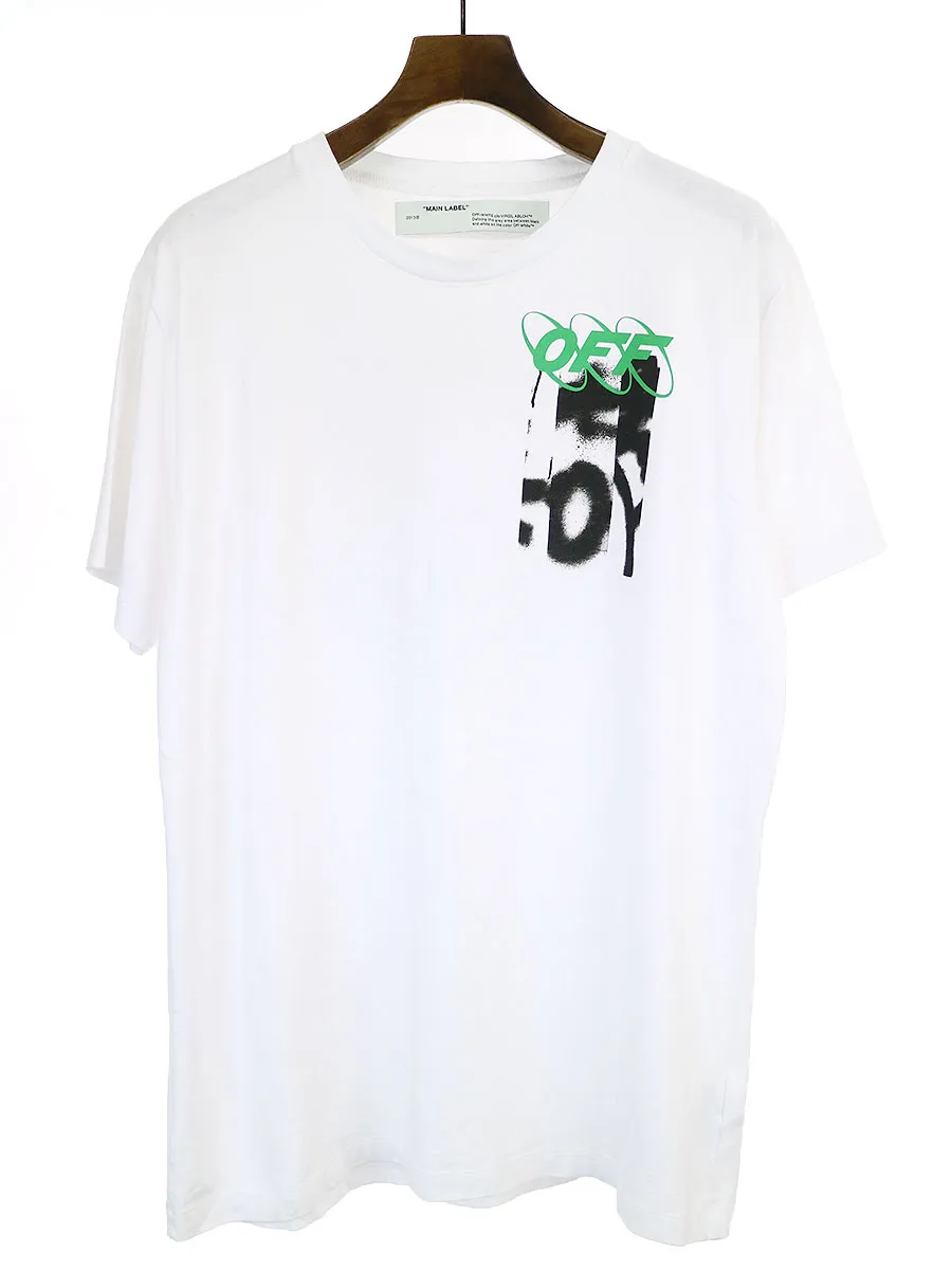 OFF-WHITE オフホワイト 19AW SPRAY BLURED S/S SLIM TEE Tシャツ
