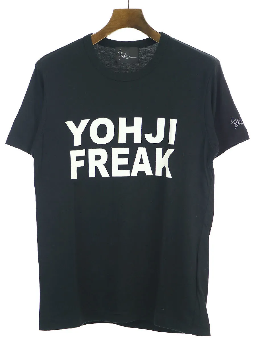 Yohji Yamamoto ヨウジヤマモトプールオム×ジャスティンデイビス 10AW YOHJI FREAK プリントTシャツ