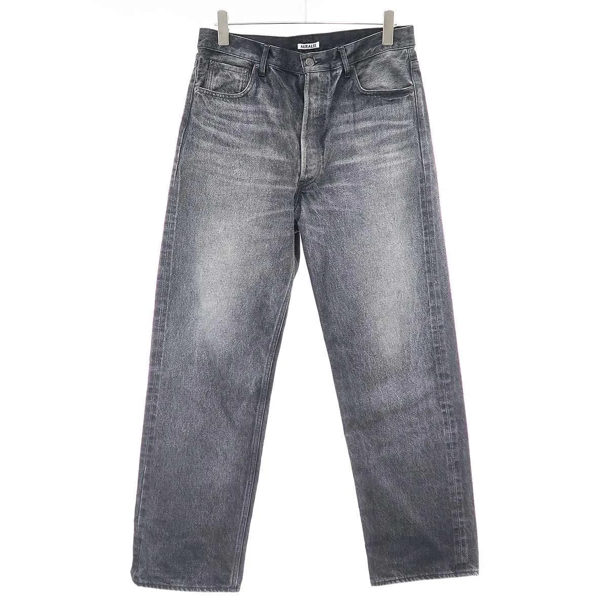 AURALEE オーラリー 24AW FADED HEAVY DENIM WIDE PANTS デニムワイドパンツ A24AP02DH