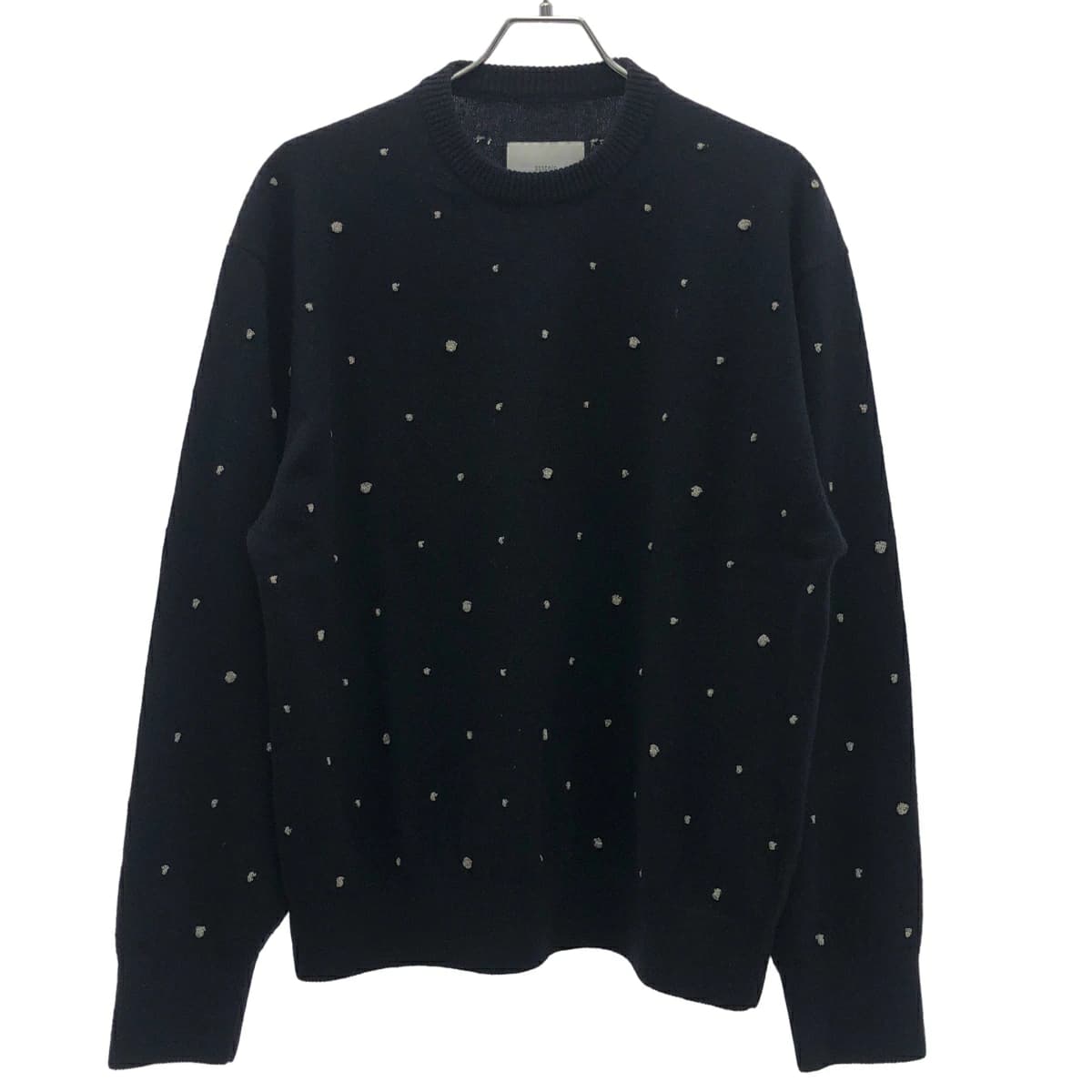 stein シュタイン 24AW GLITTER DOTS CREW NECK LS グリッタードットクルーネックニットセーター