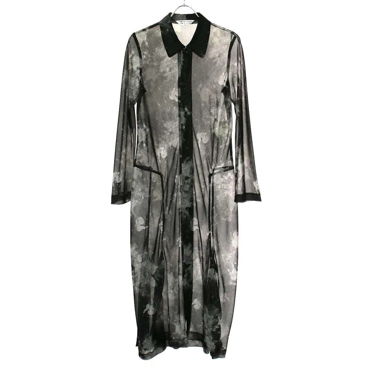COMME des GARCONS コムデギャルソンコムデギャルソン 20SS タイダイシアーシャツワンピース