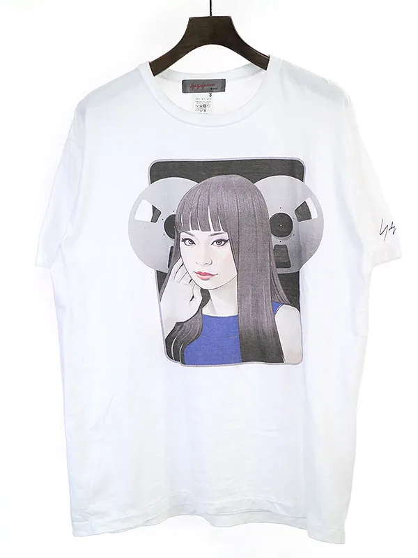 Yohji Yamamoto ヨウジヤマモト プリュスノアール 20AW YUSUKE SAITOH サイトウユウスケ Print T-Shirt A