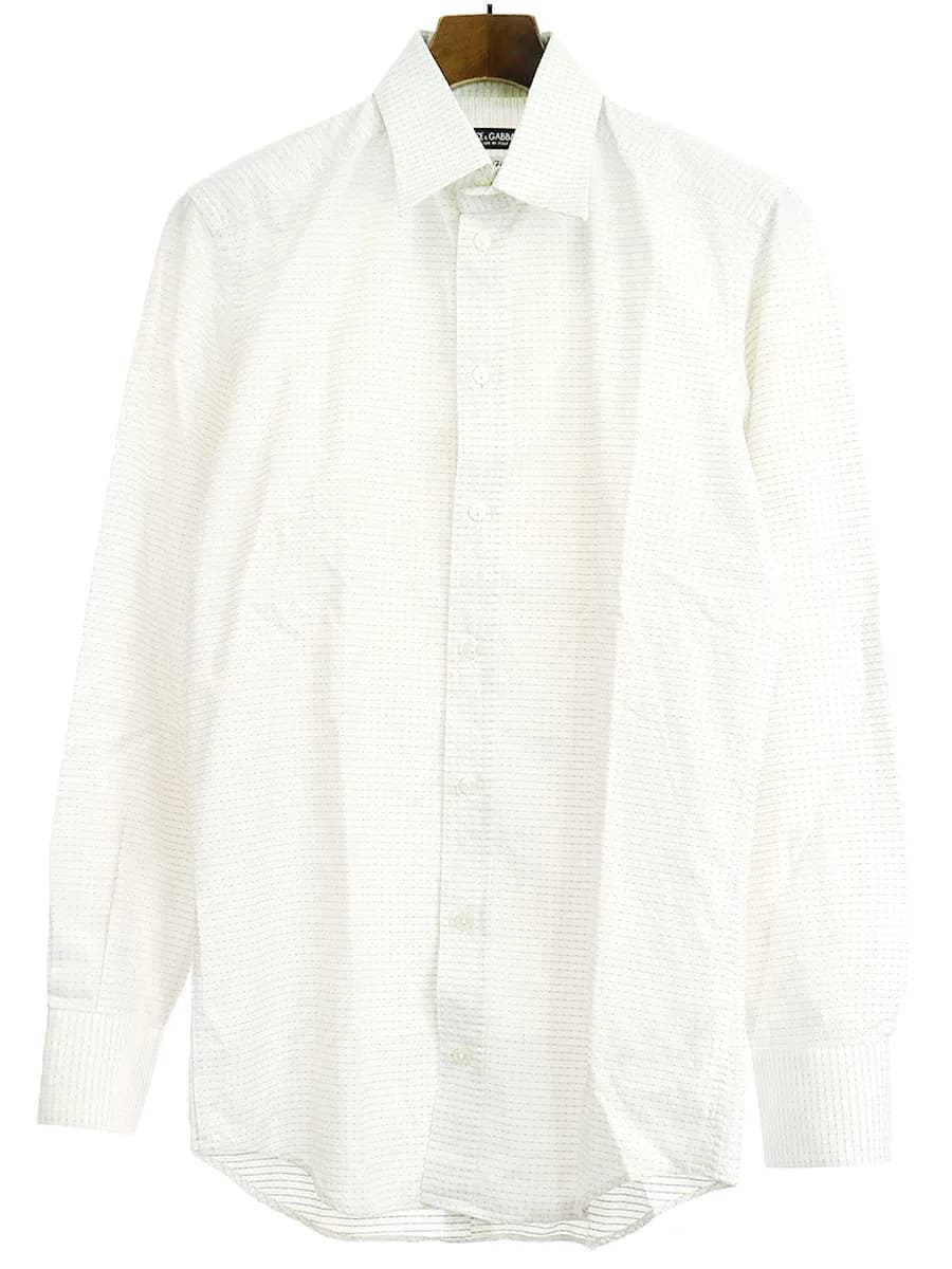 DOLCE&GABBANA ドルチェ&ガッバーナ slim fit 格子チェックドレスシャツ