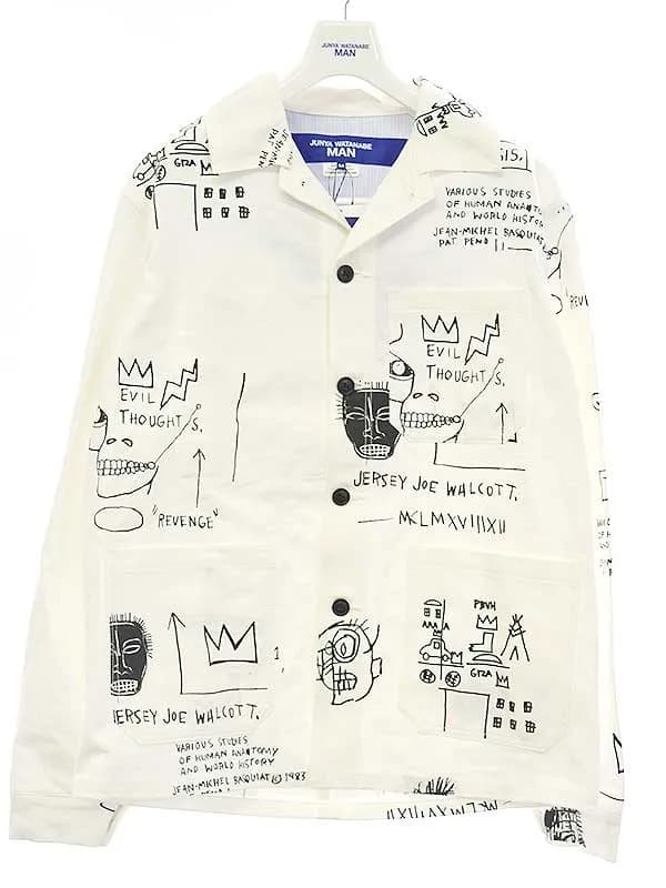 JUNYA WATANABE ジュンヤワタナベ コムデギャルソン マン 23SS Jean Michel Basquiat ウェザープリントコットンジャケット