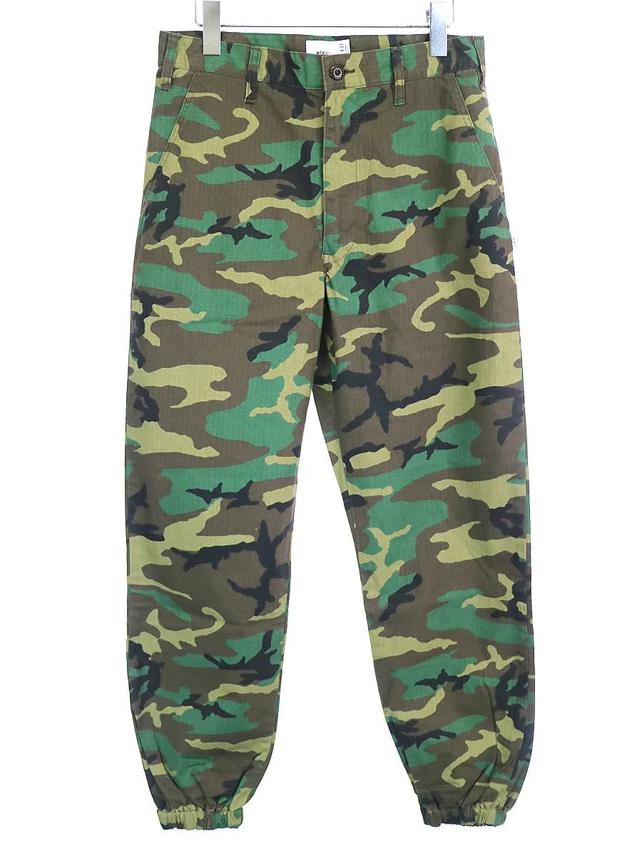 WTAPS ダブルタップス 18aw BOONIE 02 TROUSERS. COTTON. RIPSTOP WOODLAND CAMO ブーニー パンツ