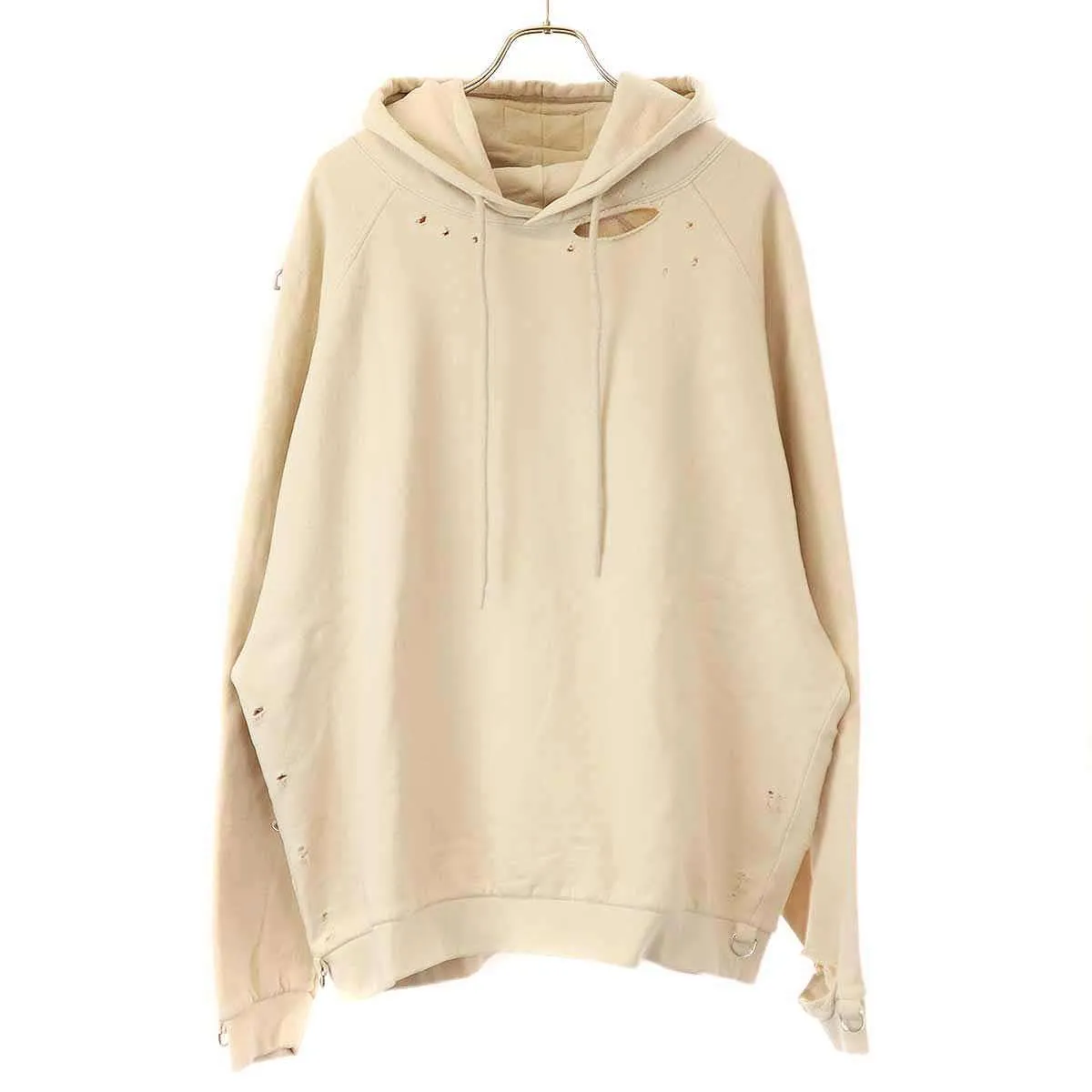 RAF SIMONS ラフシモンズ × フィリップ・ヴァンデンバーグ 23SS ダメージ加工オーバーサイズパーカー