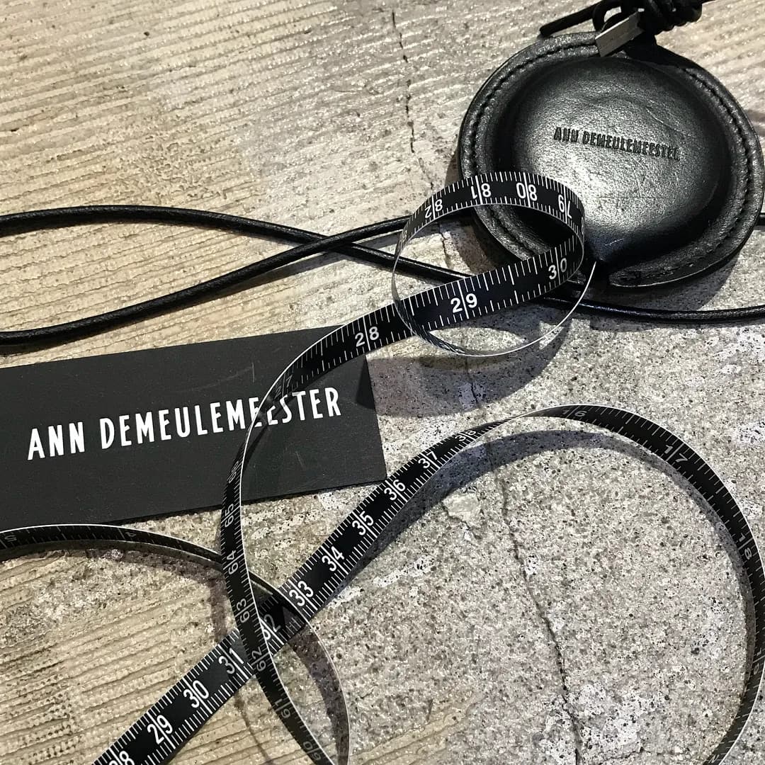 ANN DEMEULEMEESTER Ann Demeulemeester 17AW Leather Cover Major Necklace