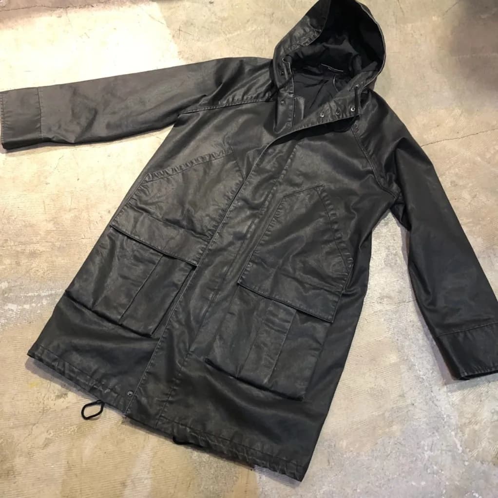 Maison Margiela Maison Margiela 10 14AW 樹脂加工オーバーサイズドモッズコート
