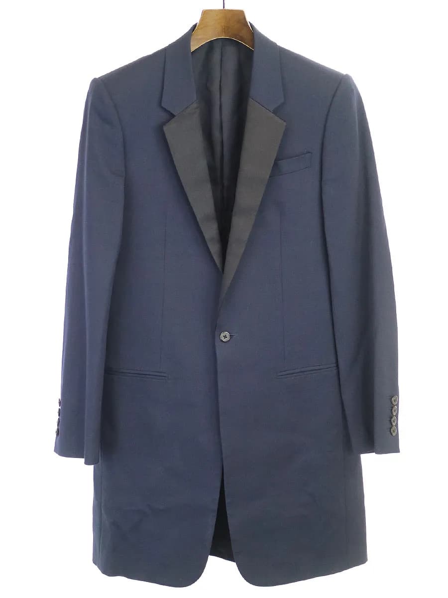 LAD MUSICIAN ラッドミュージシャン 13AW サテンラペルロングジャケット