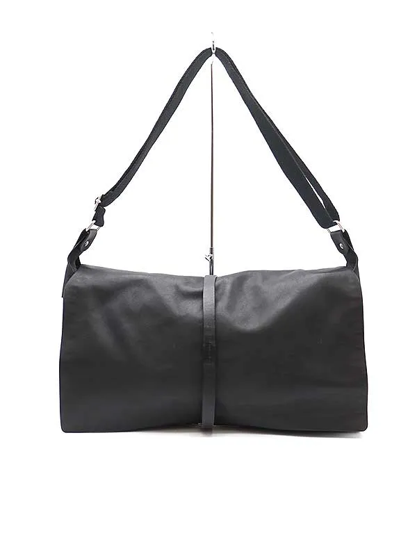 Dior HOMME ディオールオム レザーキャンバスコンビ メッセンジャーバッグ
