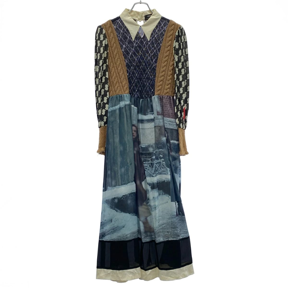 UNDERCOVER アンダーカバー 19AW SUSPIRIUM サスペリア ニットドッキングワンピース