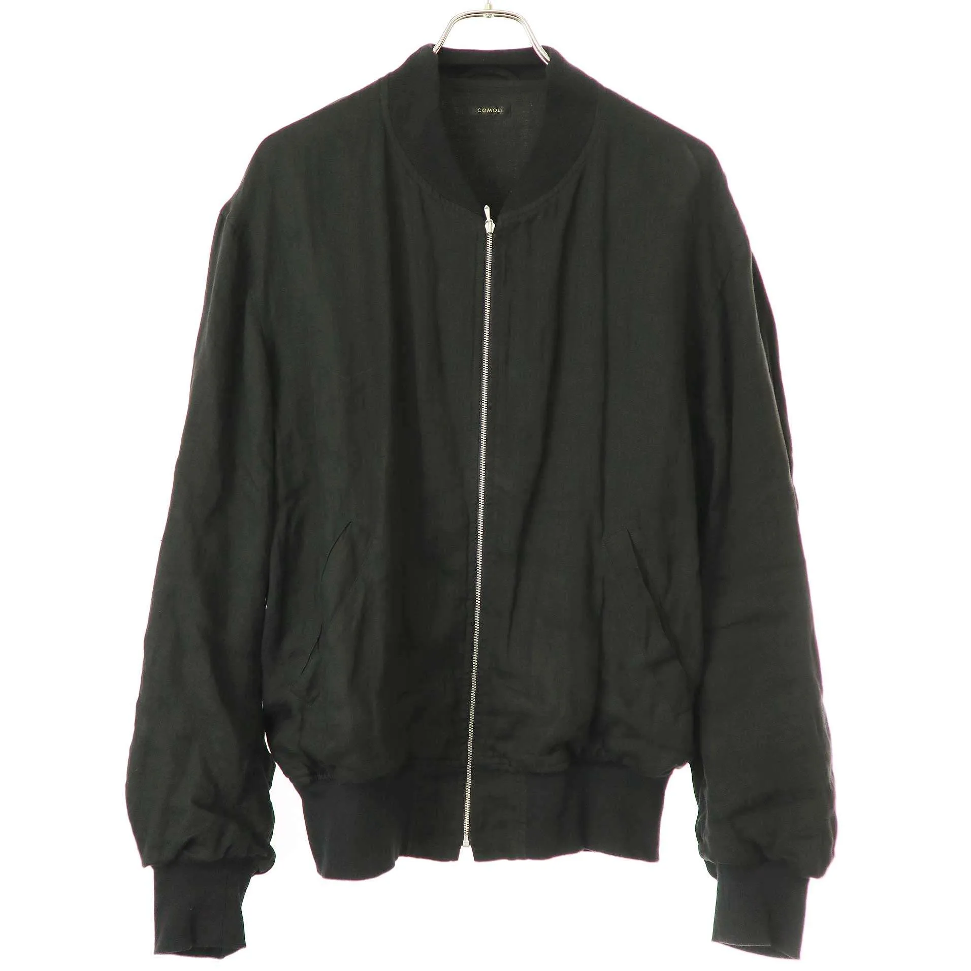 COMOLI コモリ 23SS リネンWクロスジップブルゾン