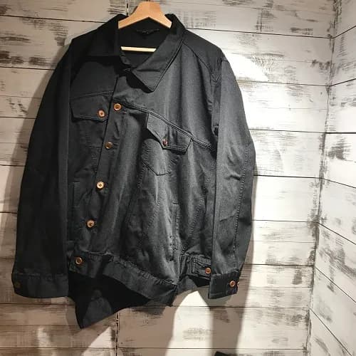 COMME des GARCONS COMME des GARCONS HOMME PLUS 18AW 製品染めポリ縮絨ねじれジャケット
