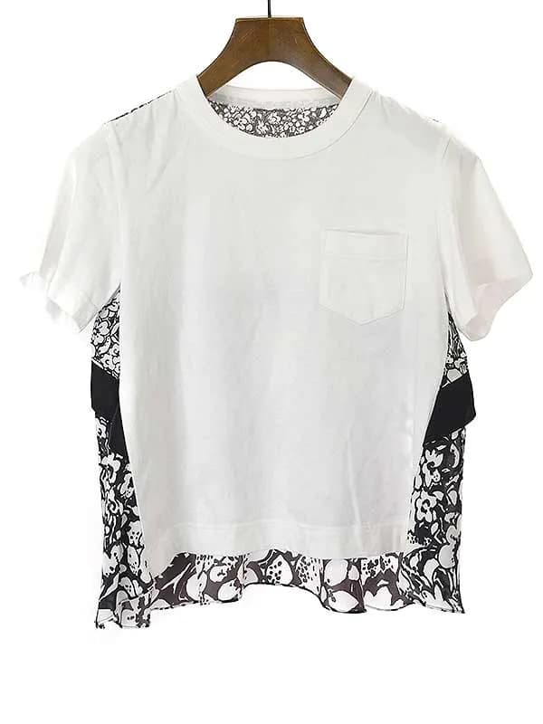 sacai サカイ 23SS Floral Print T-shirt フローラルプリントTシャツ
