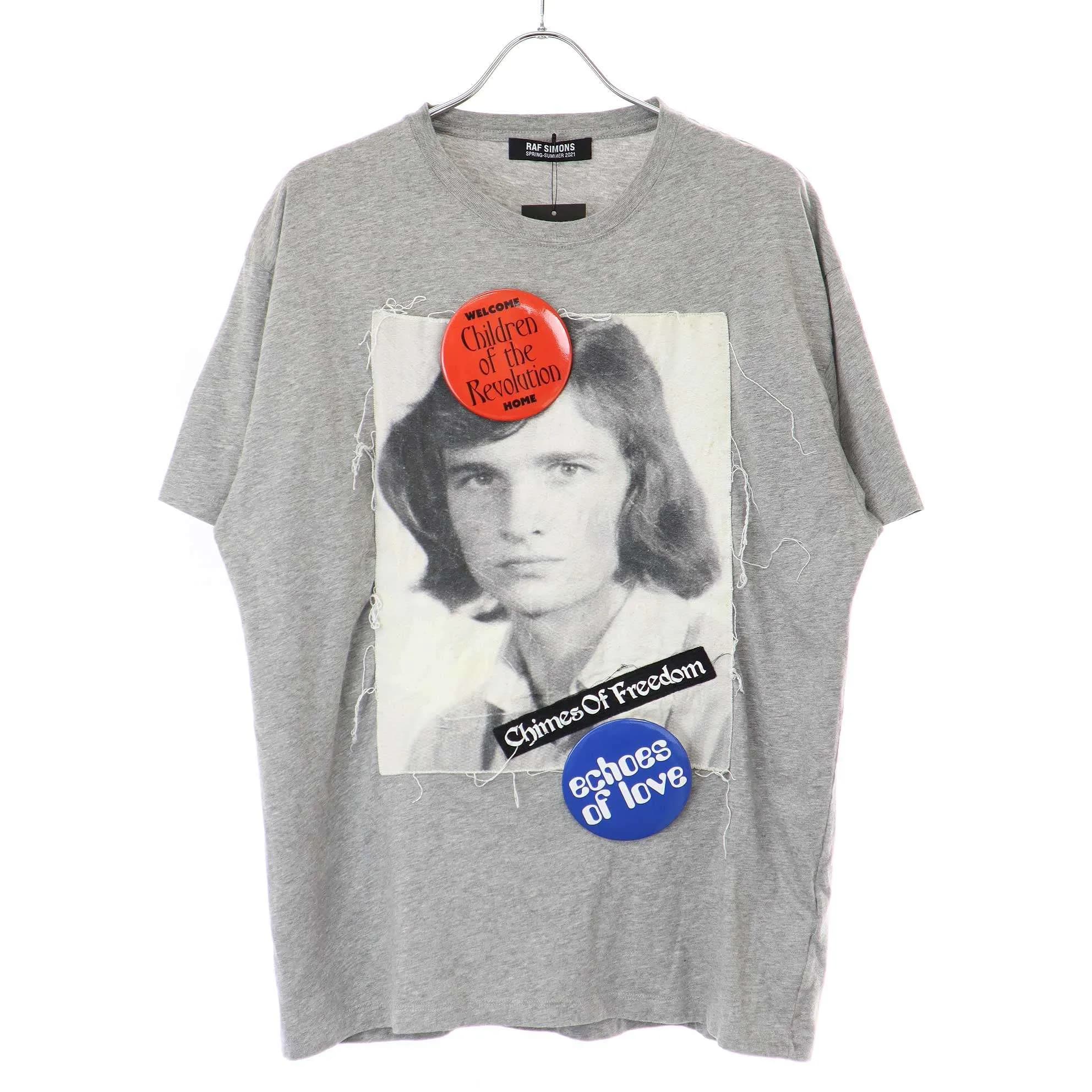 RAF SIMONS ラフシモンズ 21SS Chimes Of Freedom パッチTシャツ