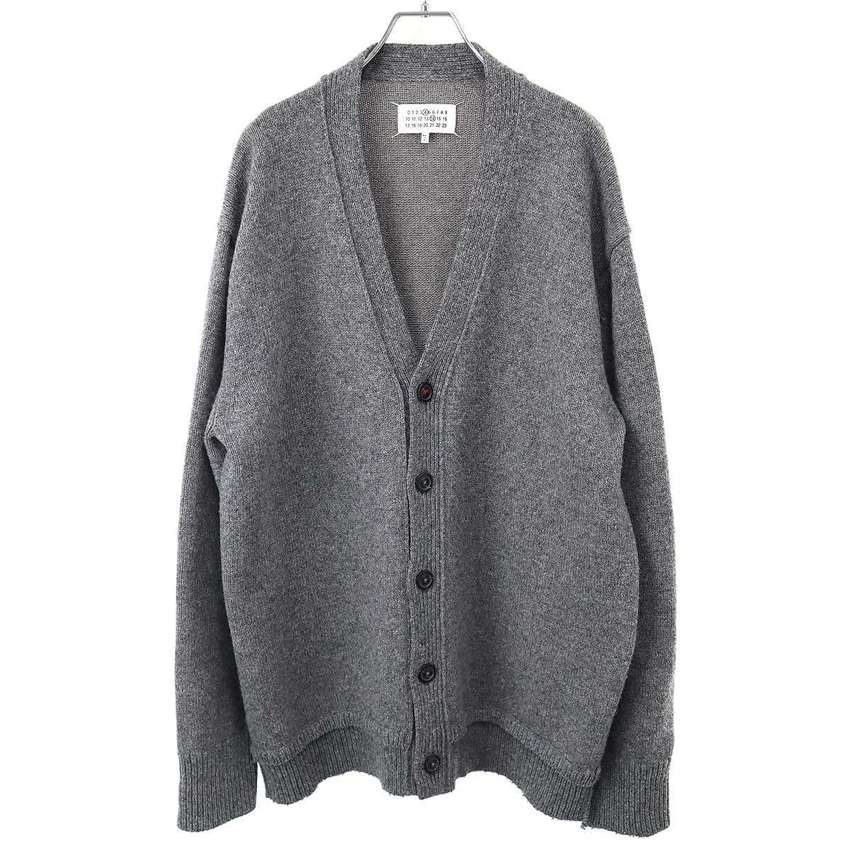 Maison Margiela メゾン マルジェラ 22AW エルボーパッチウールオーバーサイズカーディガン SI1GP0003 S18064
