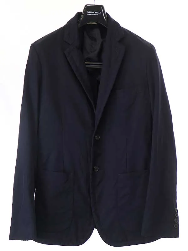 COMME des GARCONS コムデギャルソン オム ドゥ 19SS ポリ縮絨2Bテーラードジャケット