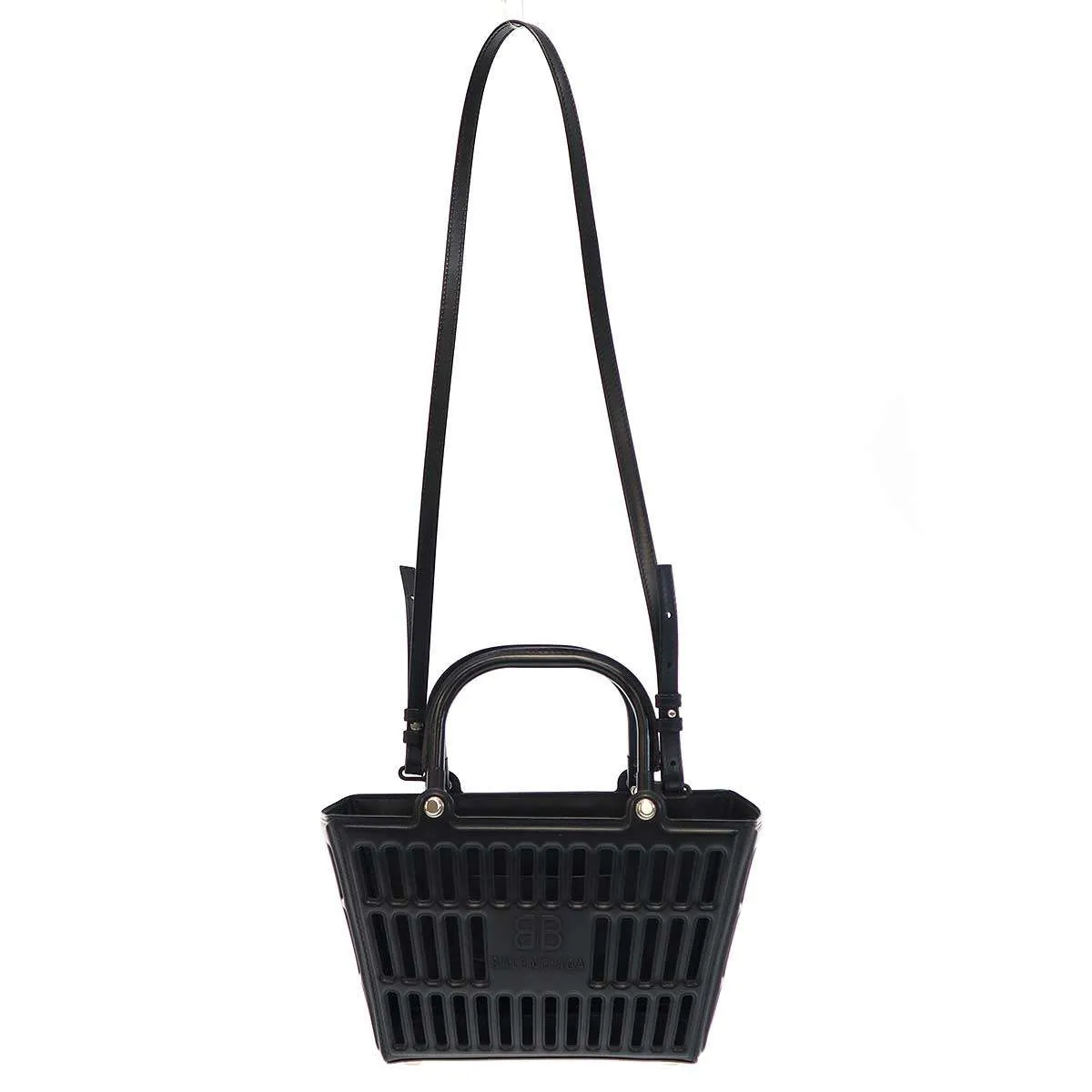 BALENCIAGA バレンシアガ Mag Bag Small マグバスケットスモールショルダーバッグ 677993
