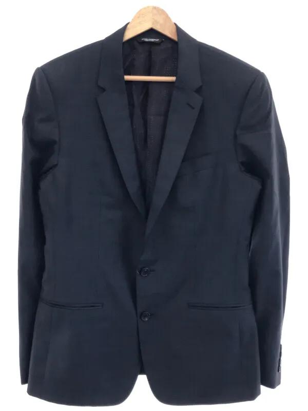 DOLCE&GABBANA ドルチェ&ガッバーナ MARTINI ノッチドラペル グレンチェック2Bセットアップスーツ