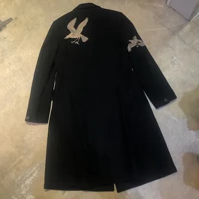 Yohji Yamamoto Yohji Yamamoto POUR HOMME 11AW Alfred Hitchcock The Birds Double Breasted Wool Coat