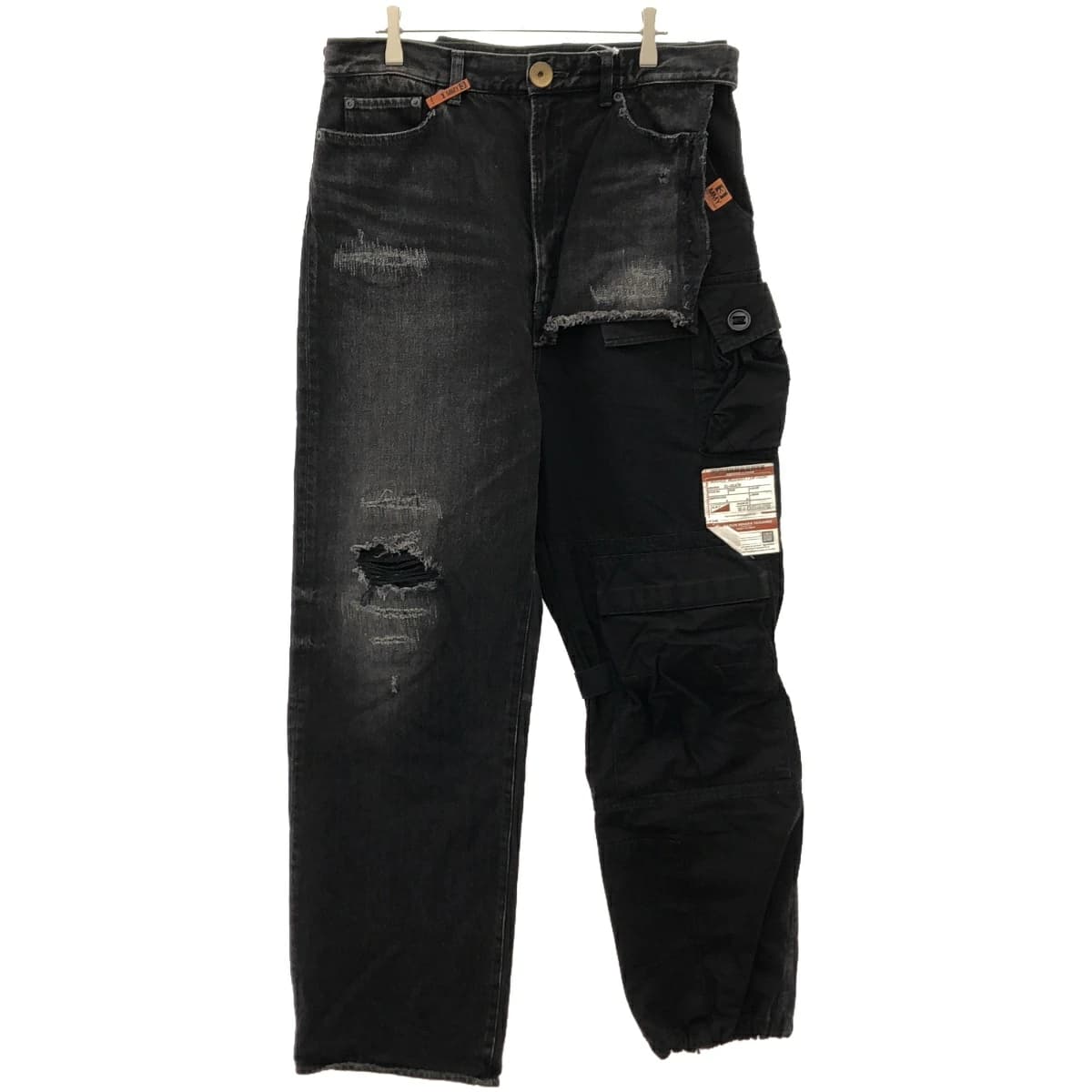 Maison MIHARA YASUHIRO メゾン ミハラヤスヒロ 21AW Denim Military Combined Pants デニムミリタリーコンバインドパンツ