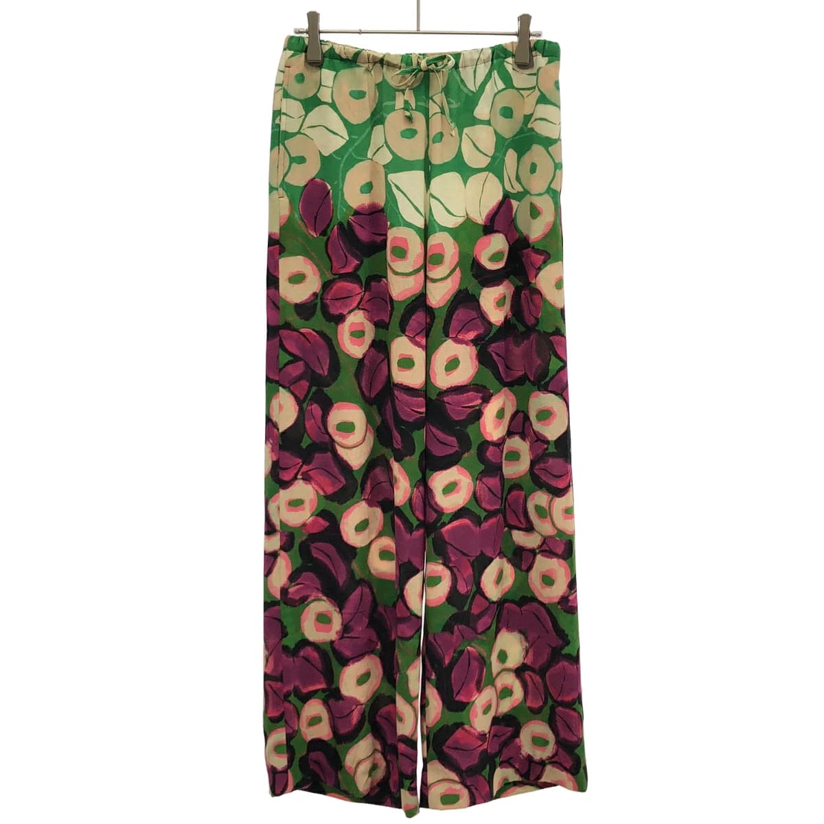 DRIES VAN NOTEN ドリスヴァンノッテン ボタニカル レーヨンイージーパンツ