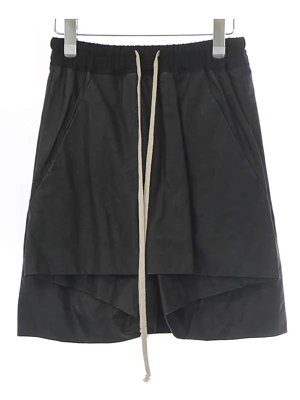 Rick Owens リックオウエンス 12SS カーフレザーキュロットショートパンツ
