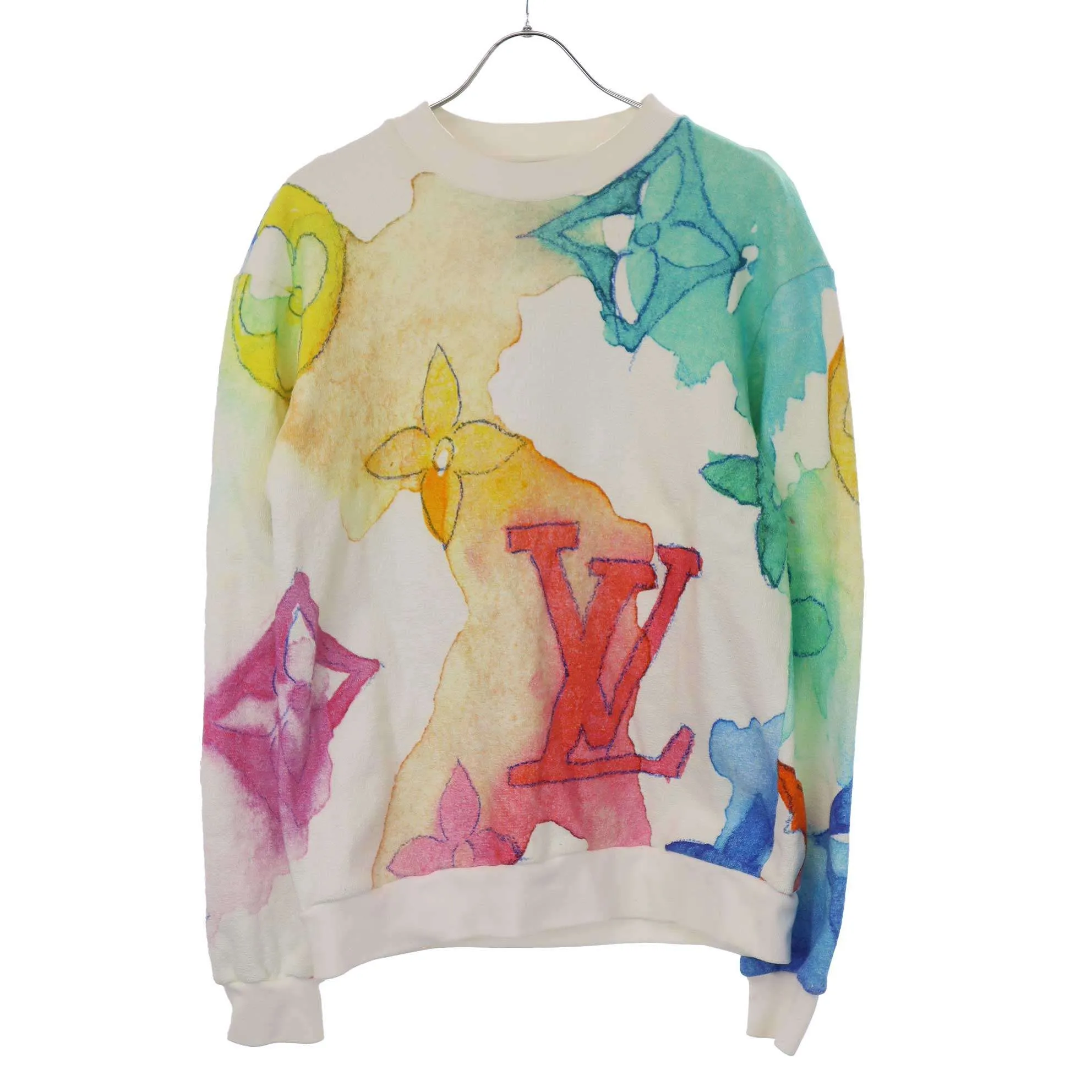 LOUIS VUITTON ルイヴィトン 21SS モノグラムウォーター スウェットトレーナー AU4 HLY02W