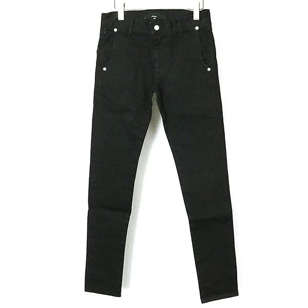 99%IS ナインティーナインパーセントイズ バックジップストレッチスキニーパンツ
