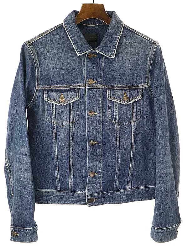 SAINT LAURENT サンローラン パリ 15SS ヴィンテージ加工デニムジャケット