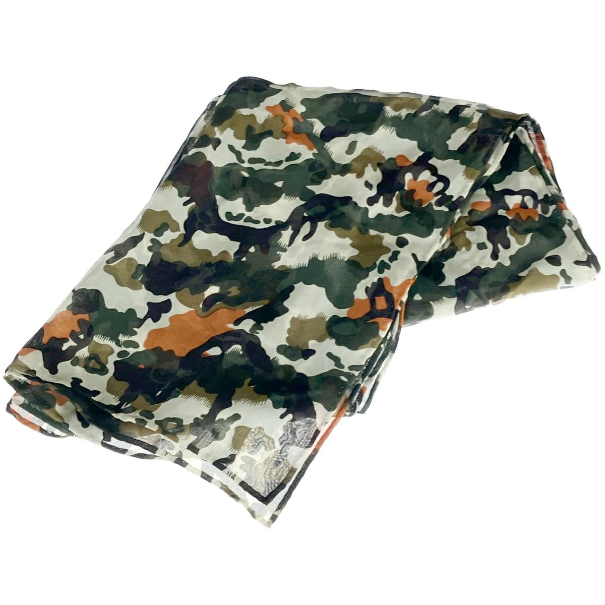 DRIES VAN NOTEN ドリスヴァンノッテン カモフラージュ シルクストール スカーフ