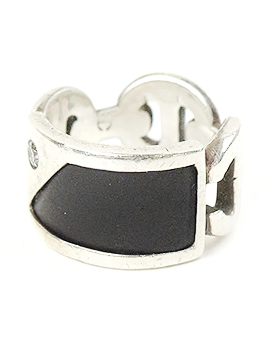 HOORSENBUHS ホーセンブース Plate Ring With Diamond シルバーリング