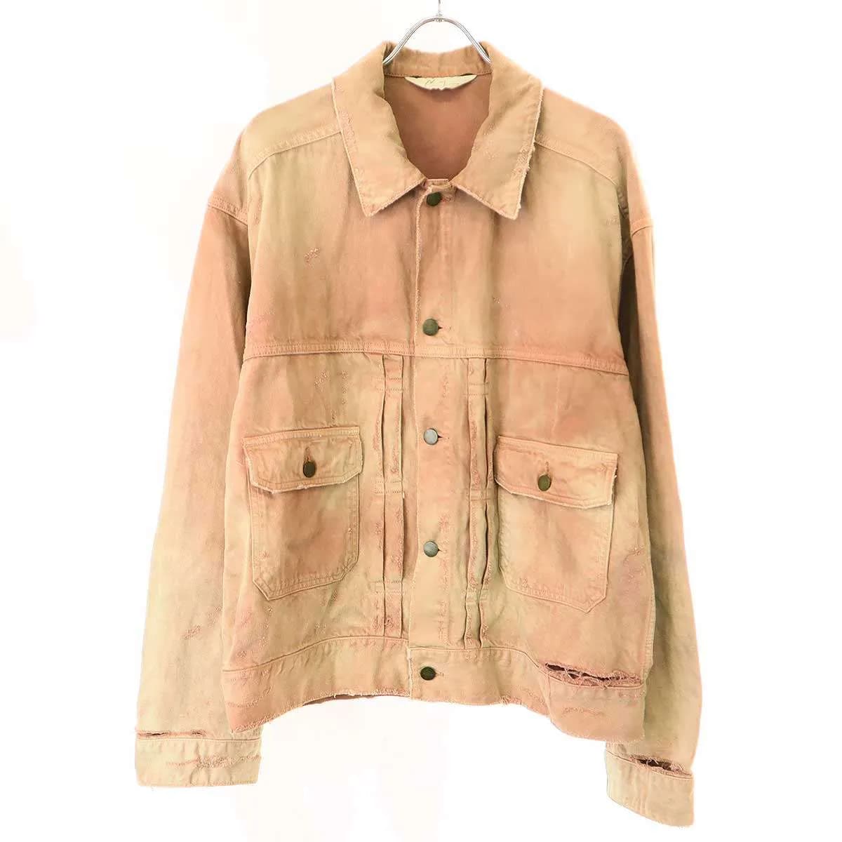ANCELLM アンセルム 23AW DAMEGE DENIM JACKET type-2 ダメージ加工デニムジャケット