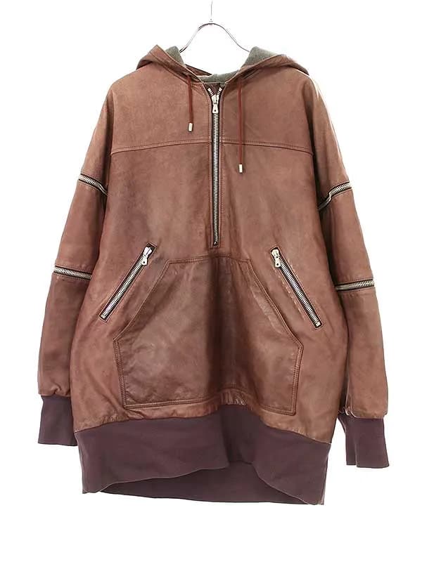 DOLCE&GABBANA ドルチェ&ガッバーナ 2003AW マルチジップ ゴートスキンレザーパーカー