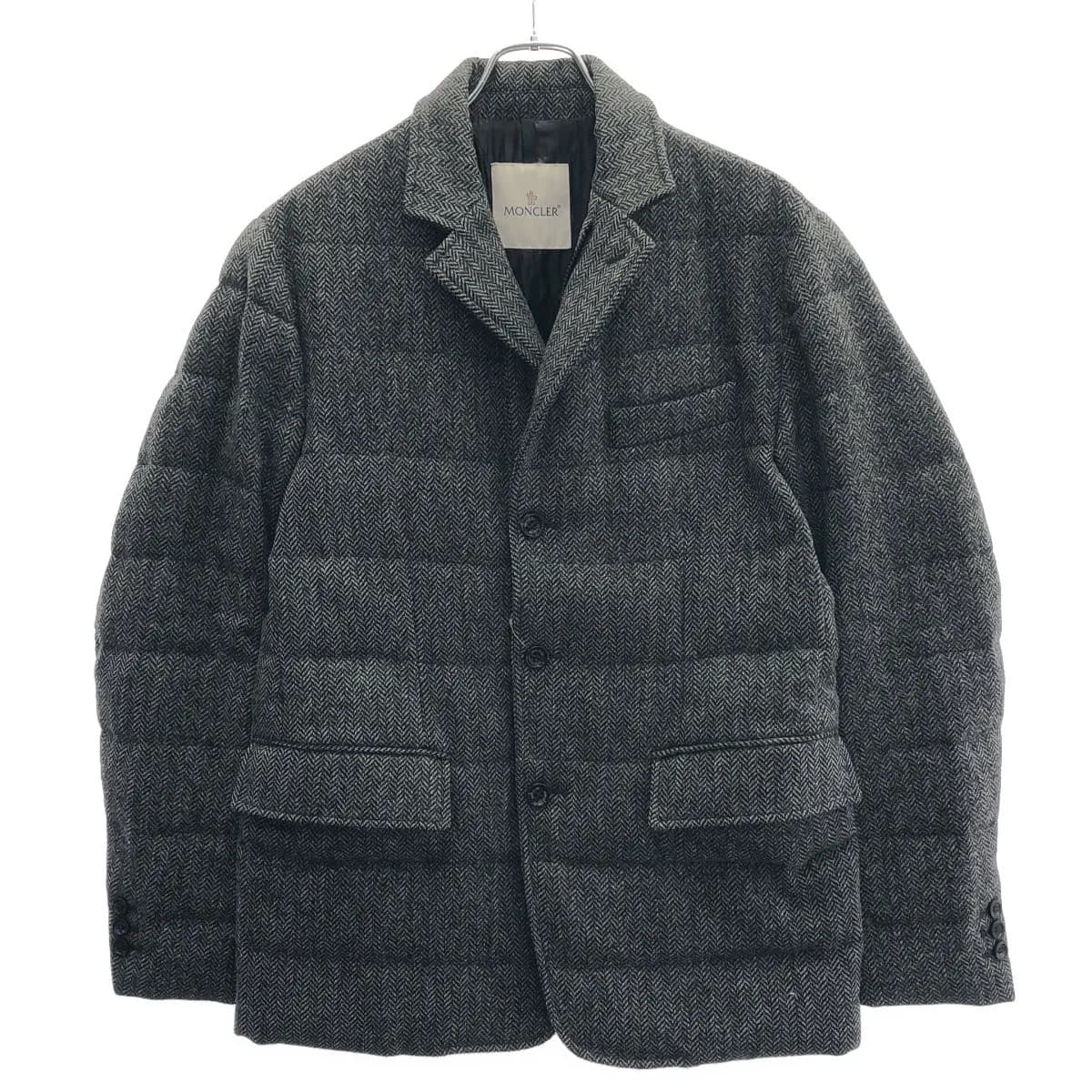 MONCLER モンクレール RODIN ヘリンボーンツイードダウンテーラードジャケット