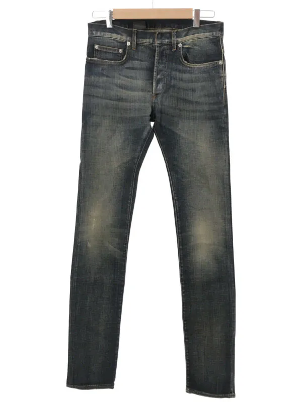 Dior HOMME ディオールオム 11AW JAKE ダメージ加工 ストレッチスキニーデニムパンツ