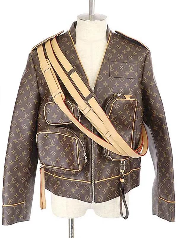 LOUIS VUITTON ルイヴィトン LOOK37 19AW モノグラムアドミラルレザージャケット 1A5Q6C