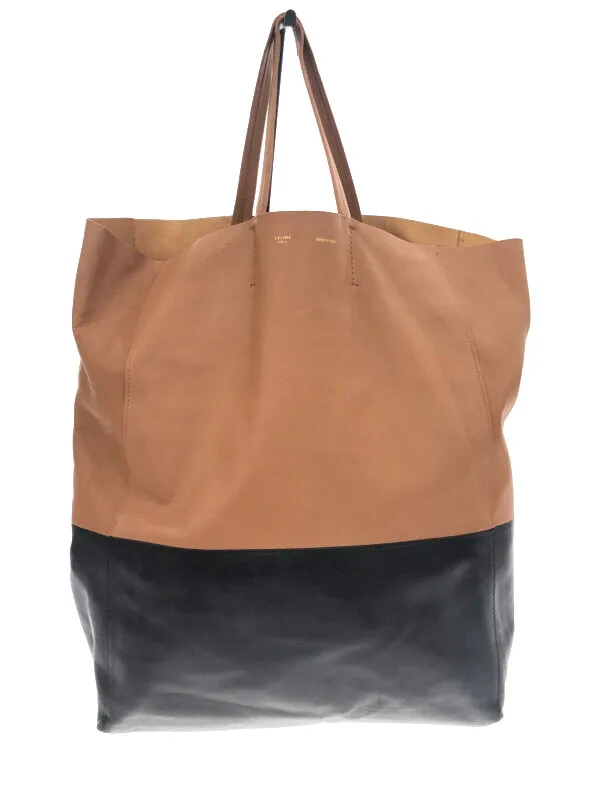 CELINE セリーヌ ホリゾンタル カバ レザートートバッグ