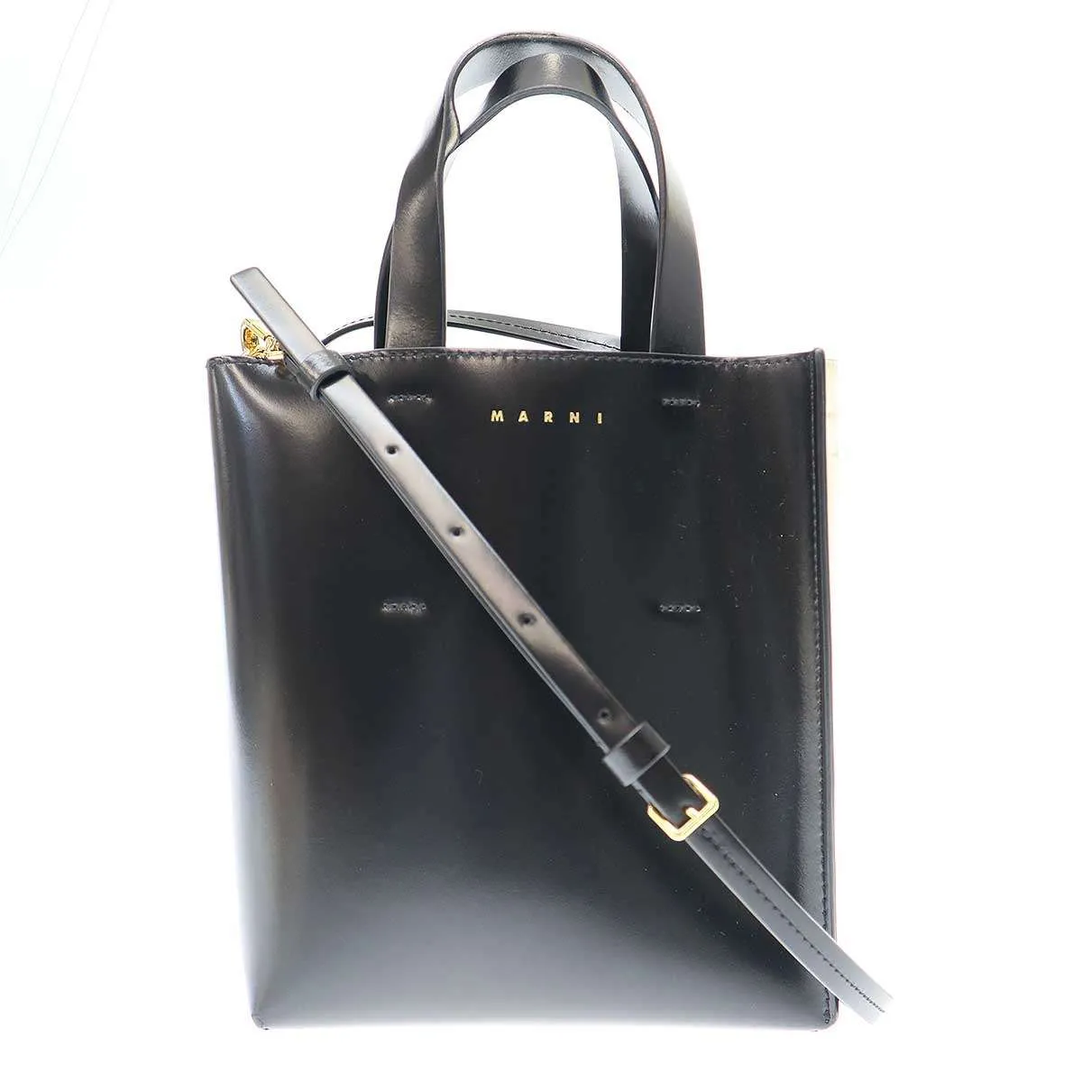 MARNI マルニ 21AW Museo 2WAYミニレザーショルダーバッグ