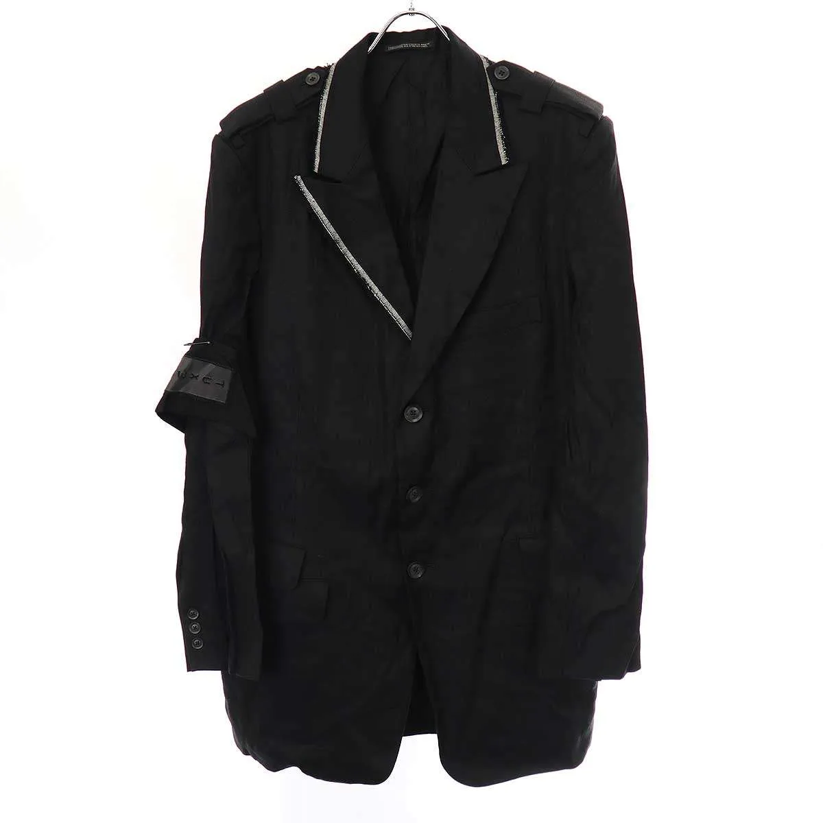Yohji Yamamoto ヨウジヤマモト プールオム 20AW 腕章 ブレザージャケット