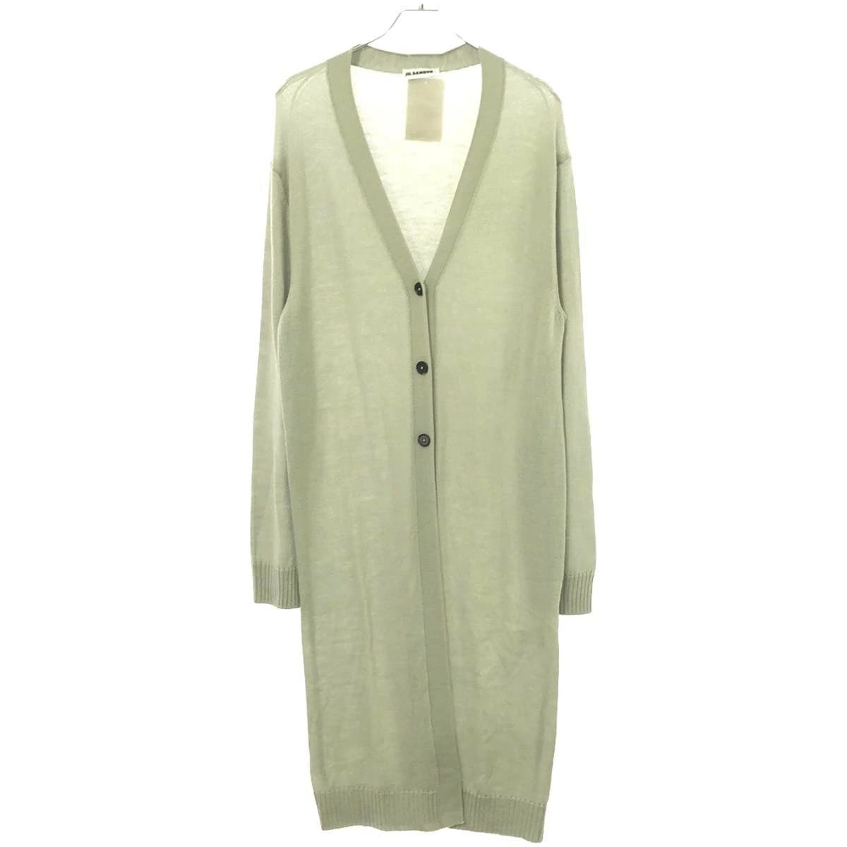 JIL SANDER ジルサンダープラス ロングウールニットカーディガン JPPR752510WRY204802