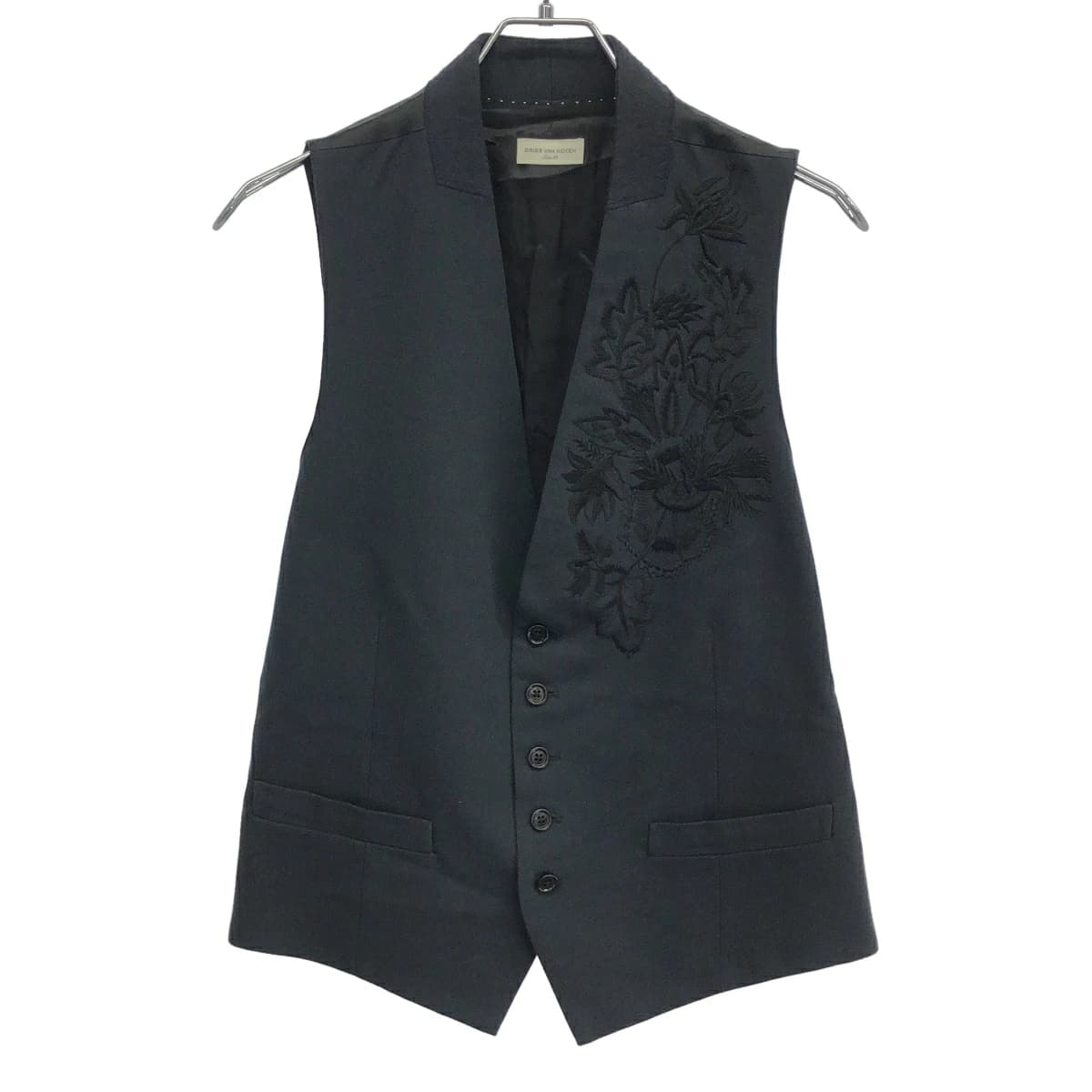 DRIES VAN NOTEN ドリスヴァンノッテン フラワーエンブロイダリージレベスト 73-10-81-10001