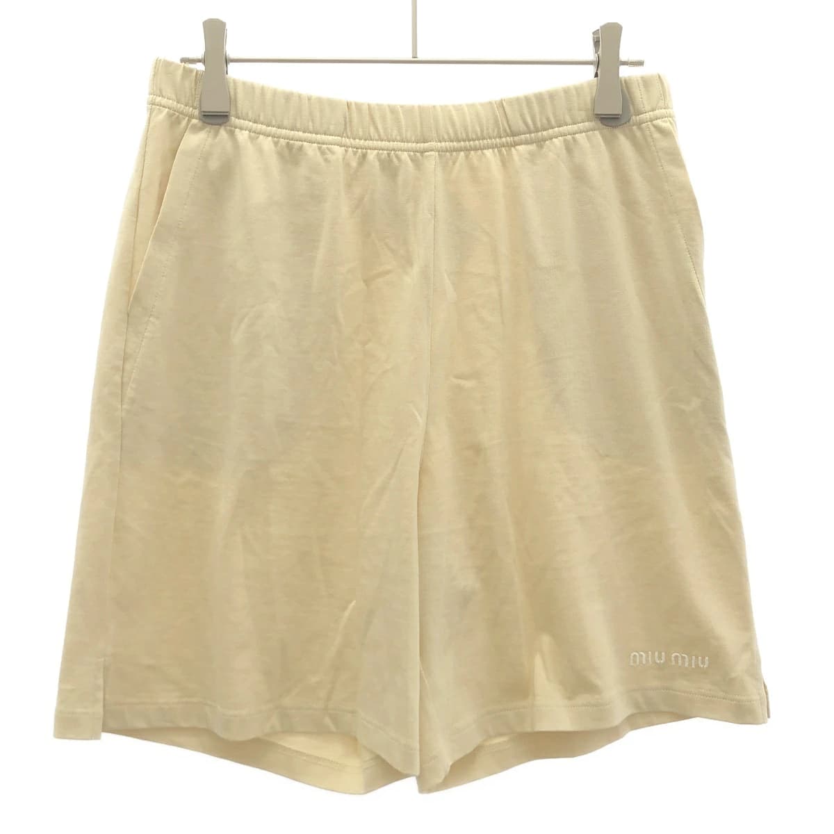 miu miu ミュウミュウ 26SS Jersey Bermudas ジャージー バミューダショーツ MJP344