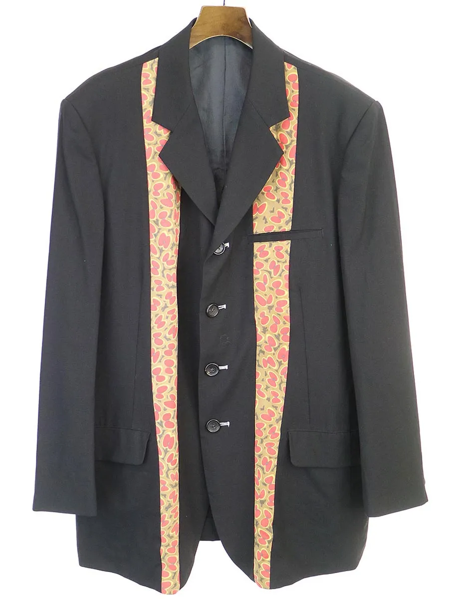 Yohji Yamamoto ヨウジヤマモト プールオム 1999SS カップルズ期 ラインデザイン4Bジャケット