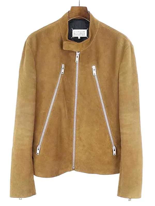Maison Margiela メゾン マルタン マルジェラ 16SS スウェード八の字レザージャケット