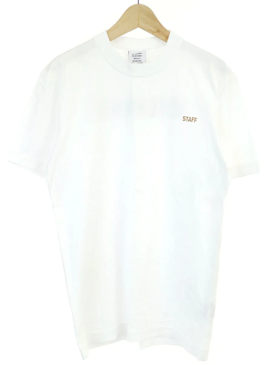 VETEMENTS ヴェトモン STAFF プリントTシャツ