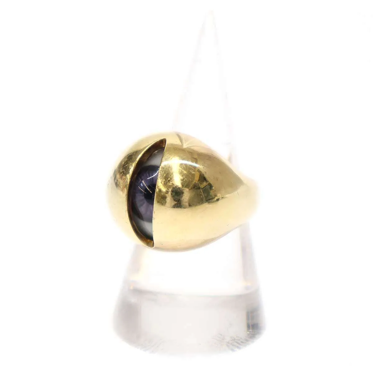 UNDERCOVER アンダーカバー 19AW glass eye ring blue アイリング