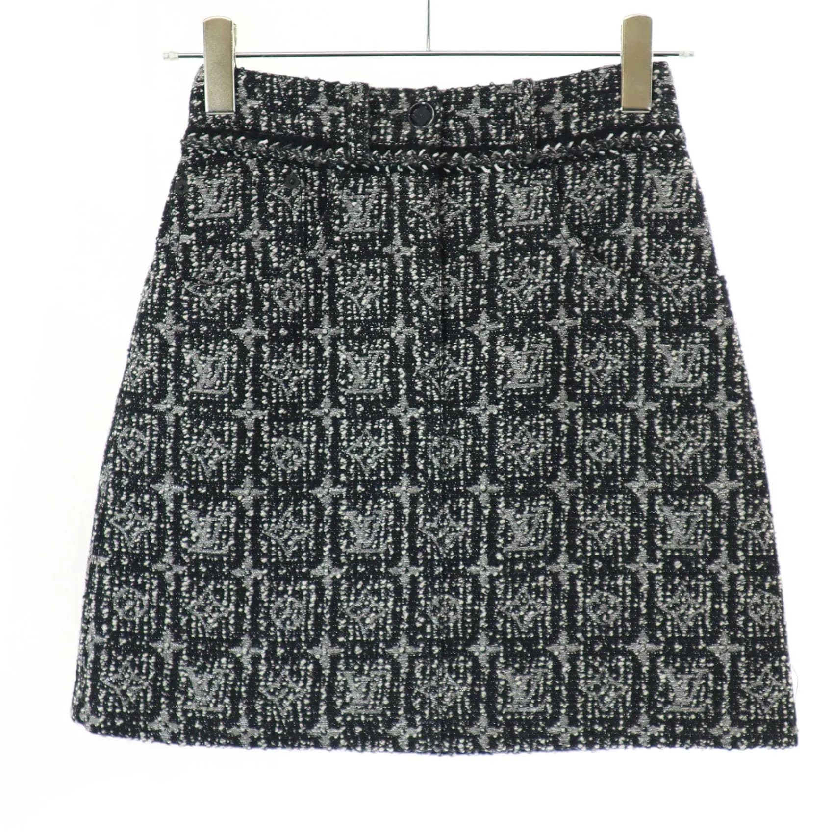 LOUIS VUITTON ルイヴィトン 21AW モノグラムツイードスカート RW211W ZPA FKSK16