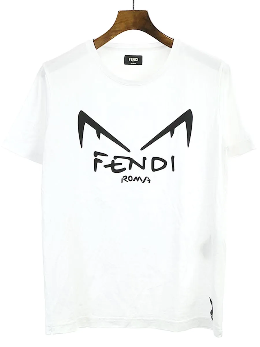 FENDI フェンディ ディアボリック アイズプリントTシャツ
